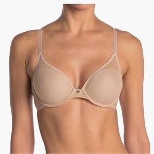 NWT! Natori Highlight Contour Underwire Bra 34C nude cafe